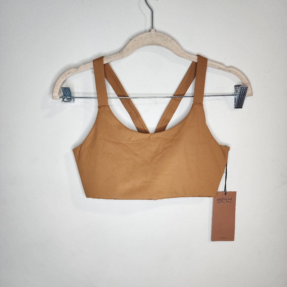 Girlfriend Collective Tan Sports Bra